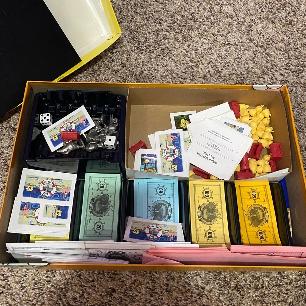 Monopoly Board Game SpongeBob SquarePants Edition